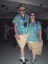 2nd prize goes to...Brad & Penny, our tacky tourists